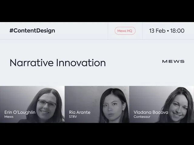 Content Design Meetup: Narrative Innovation